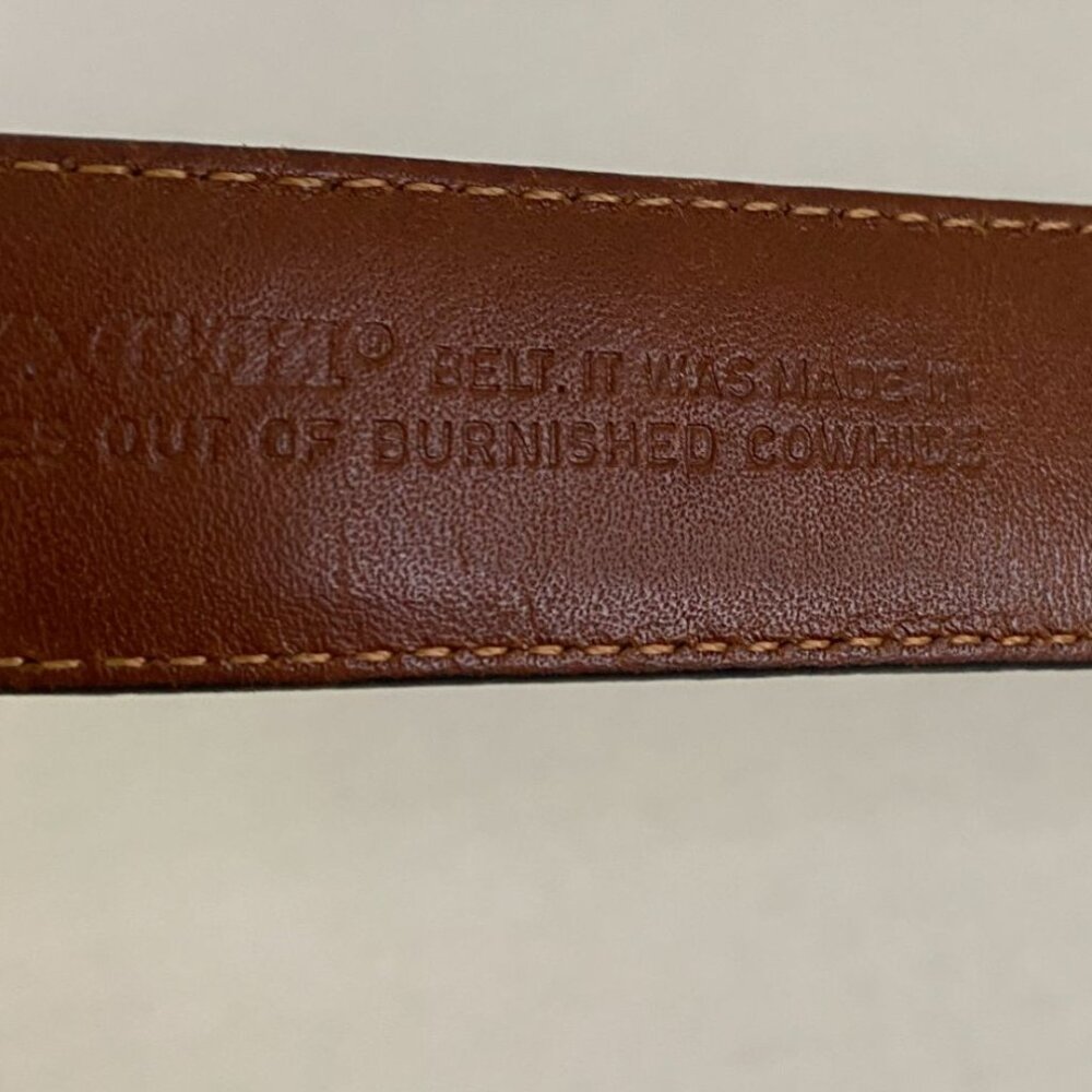 Coach 5800 Men's Black Leather Belt with Solid Brass Buckle Size 40 Professional - Picture 5 of 7